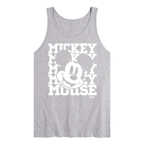 Disney - Mickey Mouse - Repeated Mickey - Men's Jersey Tank Top