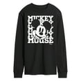thumbnail image 1 of Disney - Mickey Mouse - Repeated Mickey - Men's Long Sleeve T-Shirt, 1 of 5