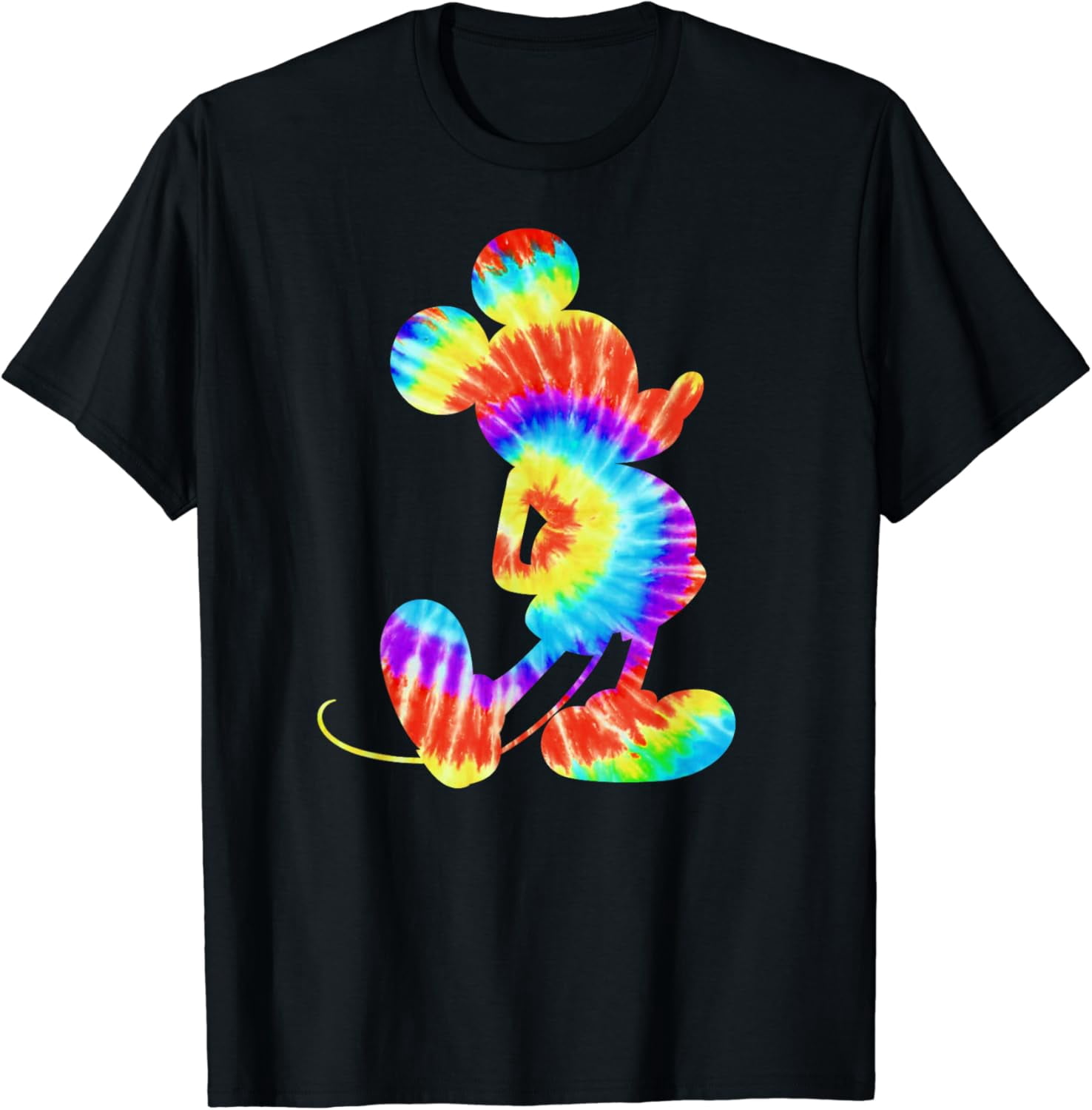Disney Mickey Mouse Retro Tie- Dye T-Shirt - Walmart.com