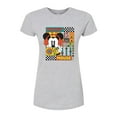 thumbnail image 1 of Disney - Mickey Mouse Rhythm Waves - Juniors Fitted Graphic T-Shirt, 1 of 5