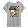 thumbnail image 1 of Disney - Mickey Mouse Rhythm Waves - Women's Oversized T-Shirt, 1 of 5