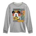 thumbnail image 1 of Disney - Mickey Mouse Rhythm Waves - Toddler & Youth Long Sleeve Graphic T-Shirt, 1 of 5