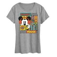 thumbnail image 1 of Disney - Mickey Mouse Rhythm Waves - Women's Short Sleeve Graphic T-Shirt, 1 of 5