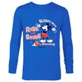 thumbnail image 1 of Disney Mickey Mouse Rise and Shine Morning Rituals - Long Sleeve T-Shirt for Men - Customized-Royal, 1 of 5