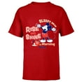 thumbnail image 1 of Disney Mickey Mouse Rise and Shine Morning Rituals - Short Sleeve T-Shirt for Kids - Customized-Red, 1 of 5