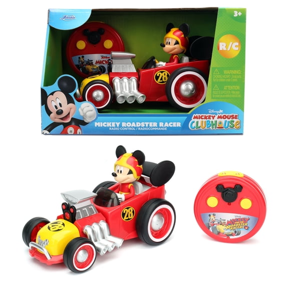 Mini Mouse Racers Disney Junior Mickey Mouse Roadster Racer R/C Car - Walmart.com