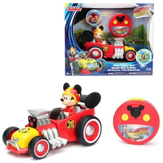 Mickey Mouse Speed Racers Disney Junior Mickey Mouse Roadster Racer R/C Car - Walmart.com