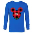 thumbnail image 1 of Disney Mickey Mouse SON Holiday Family - Long Sleeve T-Shirt for Men - Customized-Navy, 1 of 5