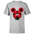 thumbnail image 1 of Disney Mickey Mouse SON Holiday Family - Short Sleeve T-Shirt for Kids - Customized-Athletic Heather, 1 of 5