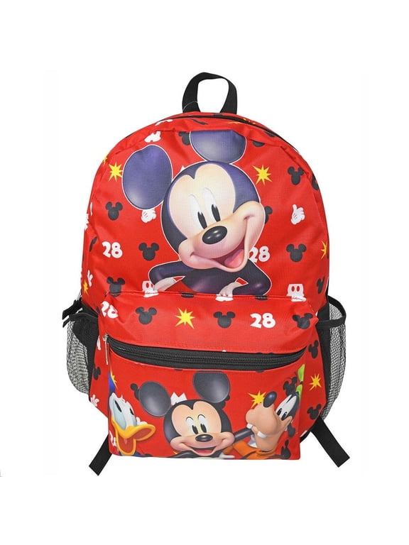Disney Mickey Mouse School 16" Backpack - Goofy, Donald ages 3+