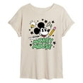 thumbnail image 1 of Disney - Mickey Mouse - School Doodles - Juniors Ideal Flowy Muscle T-Shirt, 1 of 5