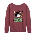 thumbnail image 1 of Disney - Mickey Mouse - School Doodles - Women's Lightweight French Terry Long Sleeve Shirt, 1 of 4