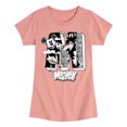 thumbnail image 1 of Disney - Mickey Mouse - Scribbles & Drawings - Toddler & Youth Girls Short Sleeve Graphic T-Shirt, 1 of 5