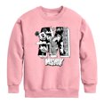 thumbnail image 1 of Disney - Mickey Mouse - Scribbles & Drawings - Youth Crewneck Fleece Sweatshirt, 1 of 4
