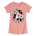 thumbnail image 1 of Disney - Mickey Mouse - See Ya Soon!, Aww Shucks!, Aww Gee - Toddler & Youth Girls Short Sleeve Graphic T-Shirt, 1 of 5