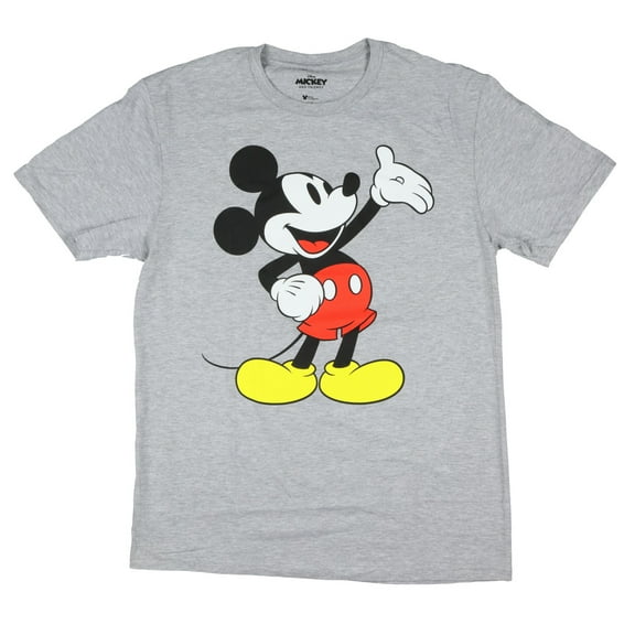 Disney Mickey Mouse Shirt Classic Hand On Hip Pose Mens Adult Short Sleeve Graphic Tee For Men And Women