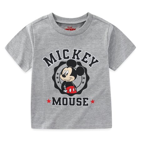Disney Mickey Mouse Short Sleeve T-Shirt (Boys), Sizes 3T-7