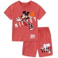 thumbnail image 1 of Disney Mickey Mouse Short Sleeve T-Shirt and Mesh Short Set (Boys), 2 Piece Set, Sizes 3T-7, 1 of 6