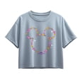thumbnail image 1 of Disney - Mickey Mouse Sil Bracelet Short Sleeve Boxy Graphic T-Shirt, 1 of 4