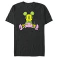 thumbnail image 1 of Disney Mickey Mouse Sitting Down Retro Pop Art - Short Sleeve Blended T-Shirt for Adults - Customized-Dark Heather, 1 of 5