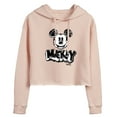 thumbnail image 1 of Disney - Mickey Mouse - Sketch Classic - Juniors Cropped Pullover Hoodie, 1 of 5