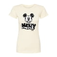 thumbnail image 1 of Disney - Mickey Mouse - Sketch Classic - Juniors Fitted Graphic T-Shirt, 1 of 5