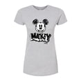 thumbnail image 1 of Disney - Mickey Mouse - Sketch Classic - Juniors Fitted Graphic T-Shirt, 1 of 5