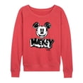 thumbnail image 1 of Disney - Mickey Mouse - Sketch Classic - Women's Lightweight French Terry Pullover, 1 of 1