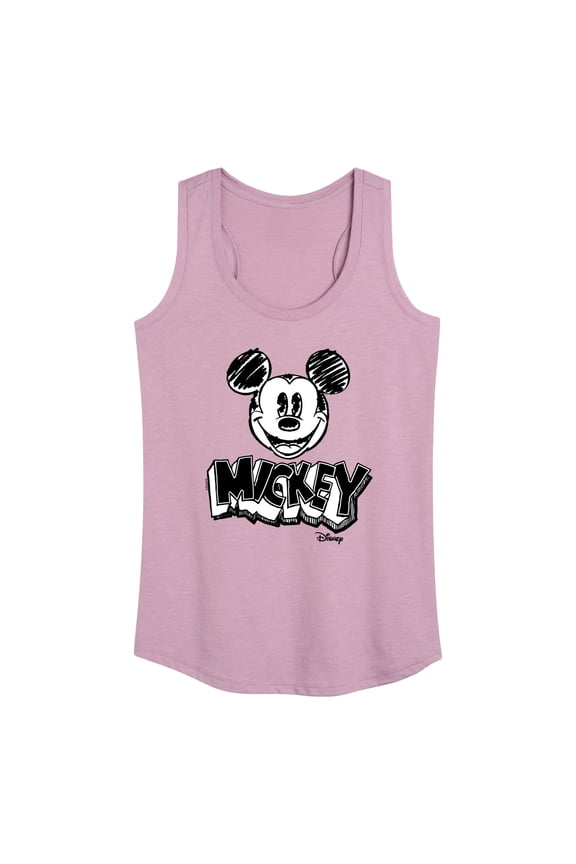 - Mickey Mouse - Sketch Classic - Women's Racerback Tank Top