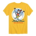 thumbnail image 1 of Disney - Mickey Mouse Ski School - Toddler & Youth Short Sleeve Graphic T-Shirt, 1 of 5