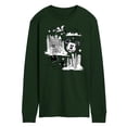 thumbnail image 1 of Disney - Mickey Mouse - Skyscraper, Airplanes, & Clouds Sketch - Men's Long Sleeve T-Shirt, 1 of 1