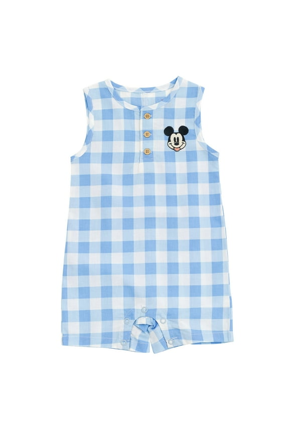 Mickey Mouse Sleeveless Romper Newborn to Toddler
