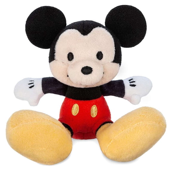Disney Mickey Mouse Smiling Tiny Big Feet Plush Micro New with Tags