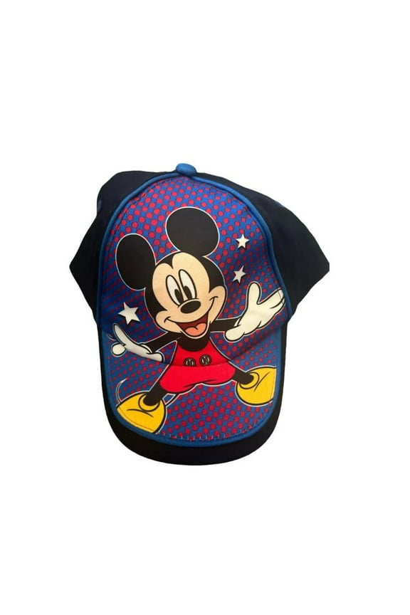 Mickey Mouse Snapback Hat, Blue, Adjustable, Unisex, New, 1 Count