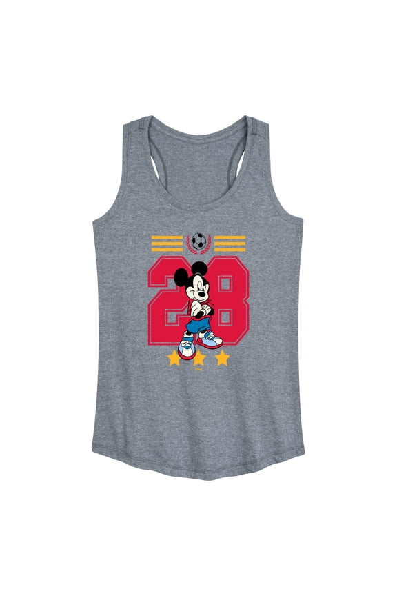 - Mickey Mouse Soccer Jersey - Women's Racerback Graphic Tank