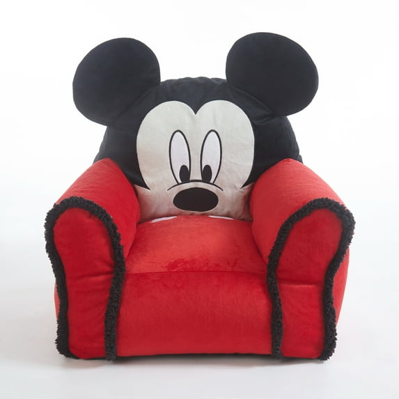 Disney Mickey Mouse Soft Plush Figural Bean Bag Chair, 1 each