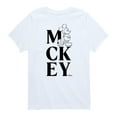 thumbnail image 1 of Disney - Mickey Mouse - Spell Out The Mouse - Youth Short Sleeve Graphic T-Shirt, 1 of 5