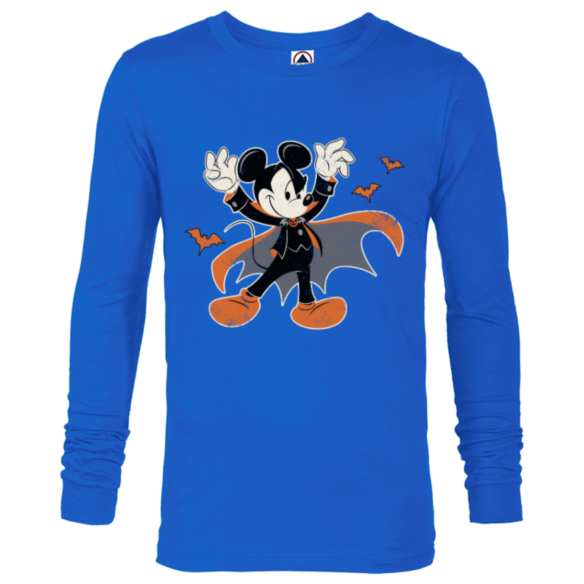 Disney Mickey Mouse Spooky Dracula Costume Halloween - Long Sleeve T-Shirt for Men - Customized
