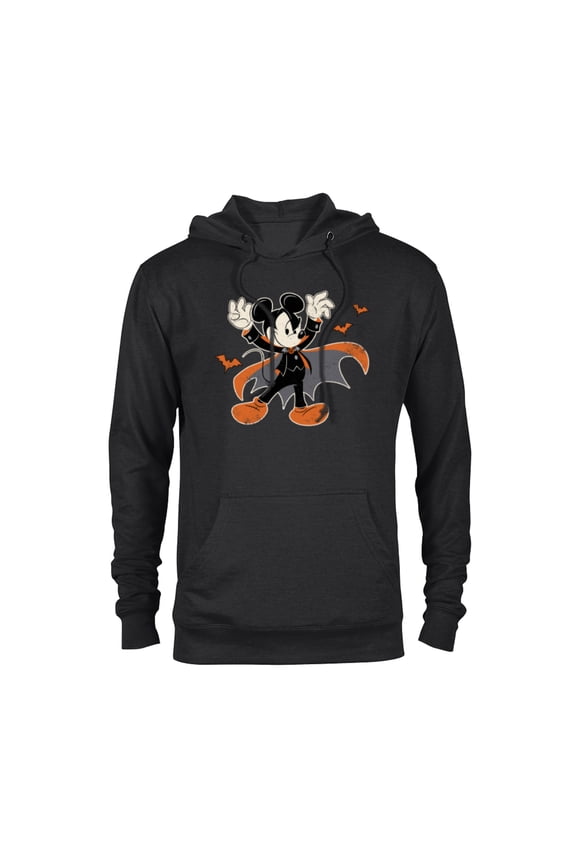 Mickey Mouse Spooky Dracula Costume Halloween - Pullover Hoodie for Adults - Customized-Black