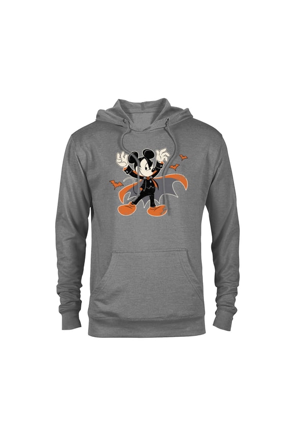 Mickey Mouse Spooky Dracula Costume Halloween - Pullover Hoodie for Adults - Customized-Athletic Heather