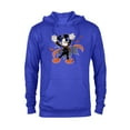 thumbnail image 1 of Disney Mickey Mouse Spooky Dracula Costume Halloween - Pullover Hoodie for Adults - Customized-Royal, 1 of 5