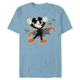 thumbnail image 1 of Disney Mickey Mouse Spooky Dracula Costume Halloween - Short Sleeve Blended T-Shirt for Adults - Customized-Ocean Blue, 1 of 5
