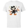 thumbnail image 1 of Disney Mickey Mouse Spooky Dracula Costume Halloween - Short Sleeve Cotton T-Shirt for Adults - Customized-White, 1 of 5