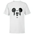 thumbnail image 1 of Disney Mickey Mouse Spooky Wiggly Face Retro Distressed - Short Sleeve T-Shirt for Kids - Customized-White, 1 of 5