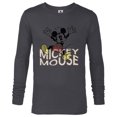 thumbnail image 1 of Disney Mickey Mouse Spooky Wiggly Silly Retro Distressed - Long Sleeve T-Shirt for Men - Customized-Charcoal Heather, 1 of 5