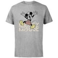 thumbnail image 1 of Disney Mickey Mouse Spooky Wiggly Silly Retro Distressed - Short Sleeve Cotton T-Shirt for Adults - Customized-Athletic Heather, 1 of 5