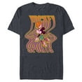 thumbnail image 1 of Disney Mickey Mouse Sports Basketball Dunk Wavy Letters - Short Sleeve Blended T-Shirt for Adults - Customized-Navy Heather, 1 of 5