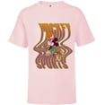 thumbnail image 1 of Disney Mickey Mouse Sports Basketball Dunk Wavy Letters - Short Sleeve T-Shirt for Kids - Customized-Soft Pink, 1 of 5