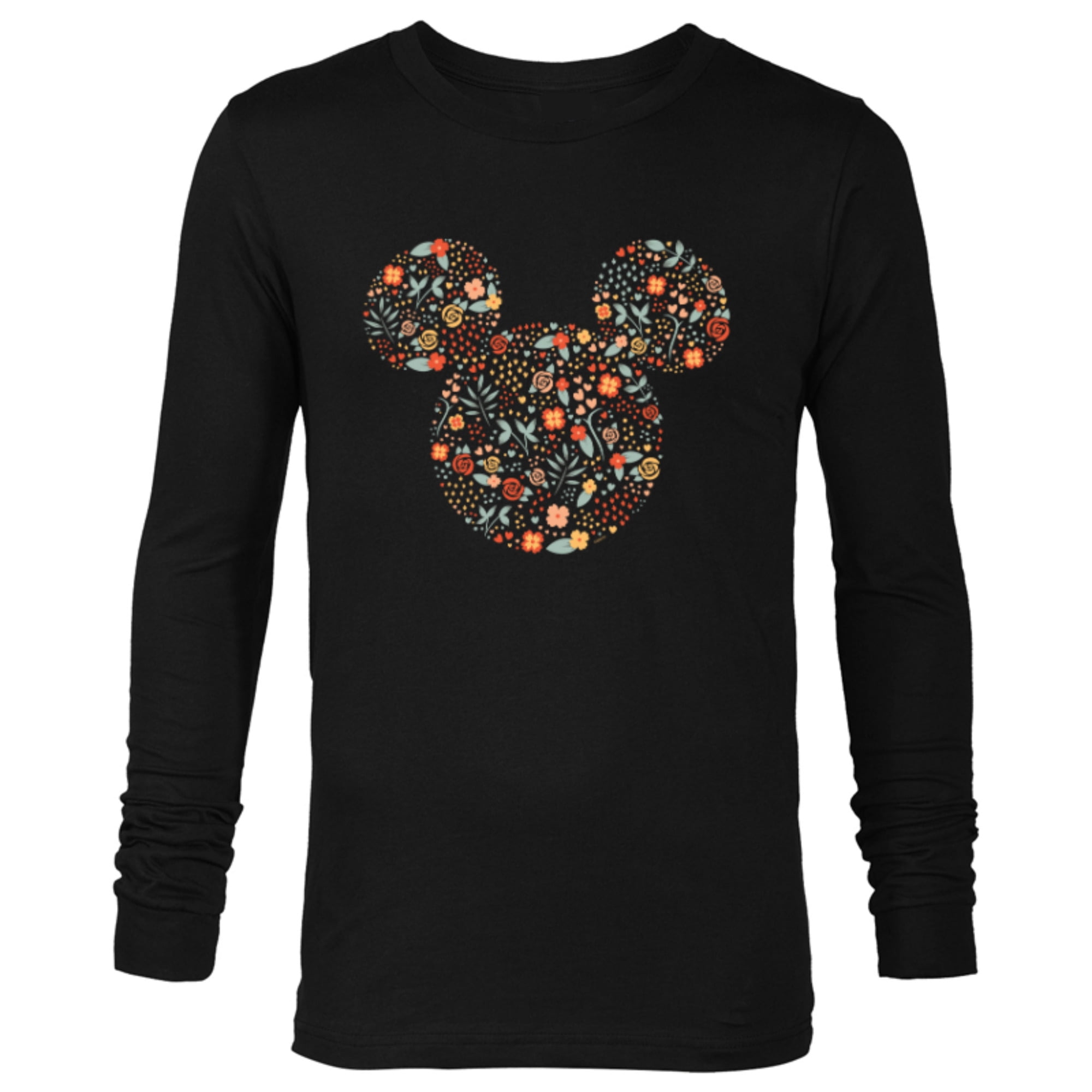 Disney Mickey Mouse Spring Head Icon with Bow Springtime - Long Sleeve ...