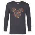 thumbnail image 1 of Disney Mickey Mouse Spring Head Icon with Bow Springtime - Long Sleeve T-Shirt for Men - Customized-Charcoal Heather, 1 of 5